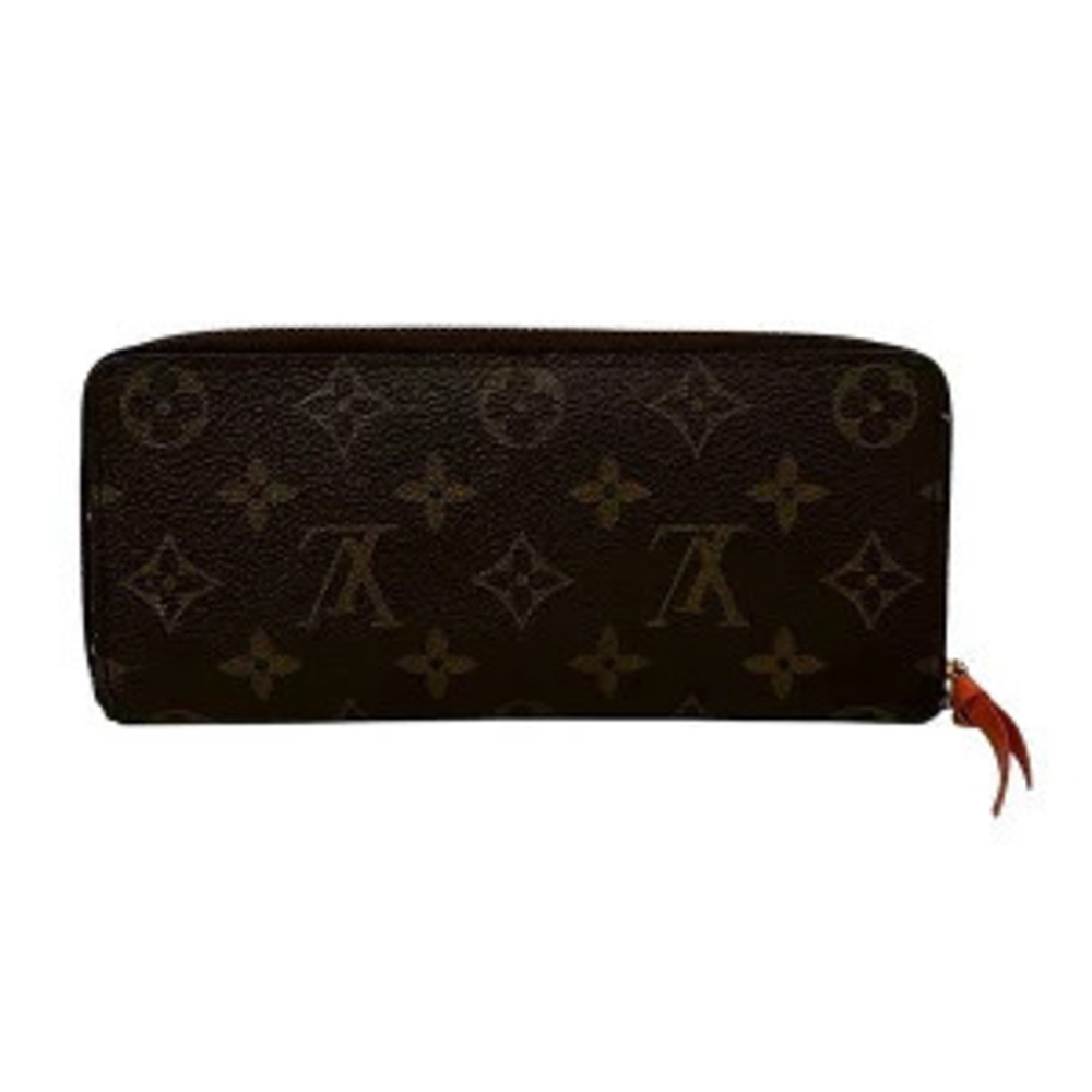 Louis Vuitton Wallet Monogram Clemence Portefeuille Long Brown